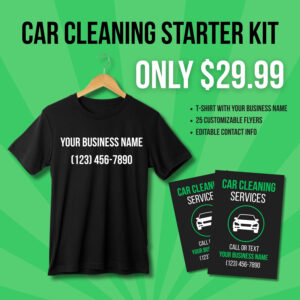 car cleaning, kit