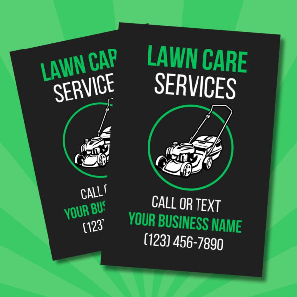 lawn care, flyers