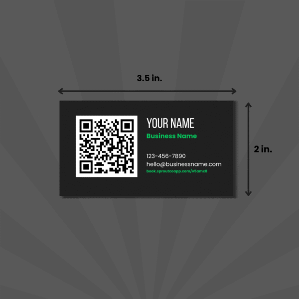 100 QR Business Cards - Annual Subscribers Only - Image 3