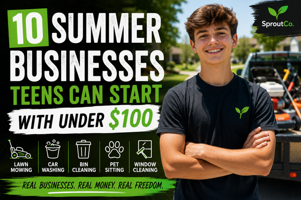 10 Summer Businesses Teens Can Start With Under $100