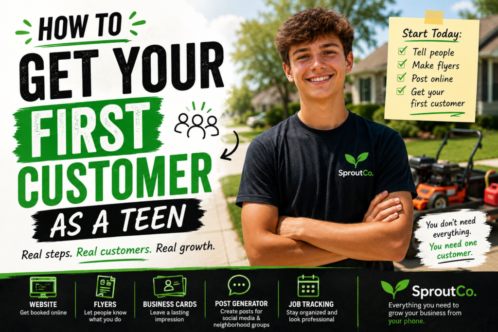 How to Get Your First Customer as a Teen